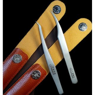 Set 2 Nhíp Nối Mi - Nhíp Gắp Mi - Nhíp Tách Mi