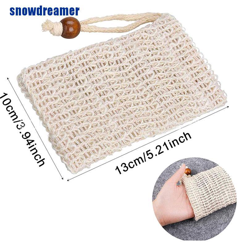 [Hàng mới về] Túi sợi tẩy da chết đựng xà phòng khi tắm tiện lợi tiết kiệm không gian