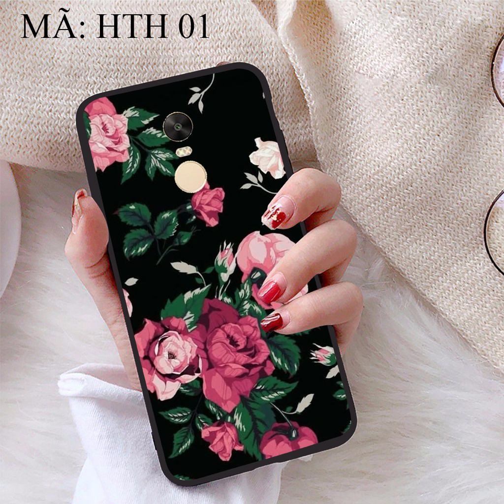 Ốp lưng Xiaomi Redmi Note 4X viền dẻo TPU BST Hoạ Tiết Hoa