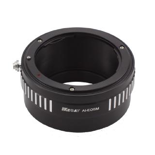 Kecay lens mount adapter ring ai-eosm for nikon f mount lens and for canon for eos m ef-m mirrorless camera