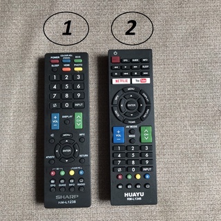   CHỌN MẪU  Điều khiển tivi sharp đa năng tất cả các dòng LCD LED SMART dùng được 