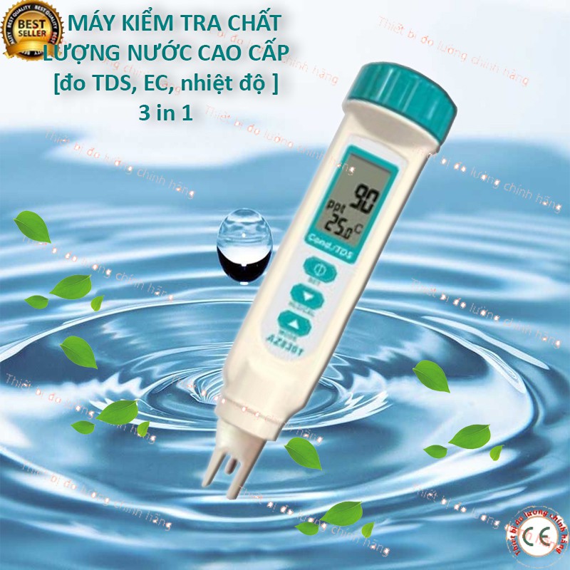 [CAO CẤP] Bút thử nước - Máy kiểm tra chất lượng nước - bút đo nước TDS, EC, nhiệt độ cực chính xác, giá tốt nhất