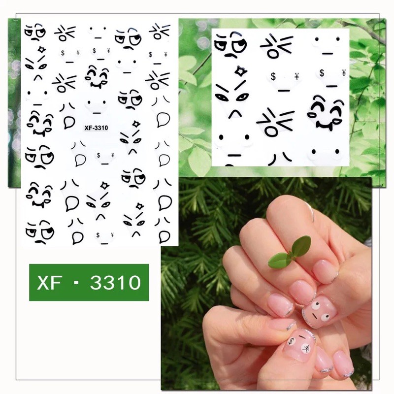 sticker dán móng tay nail mẫu mới