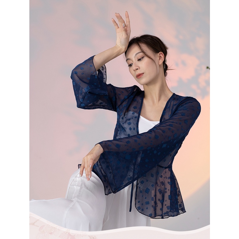 [M &amp; E] Bộ Trang Phục Múa Truyền Thống Trung Hoa Thanh Lịch Rhyme Cho Nữ