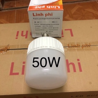 Bóng đèn led bulb 50w mvlight đui e27 công suất lớn