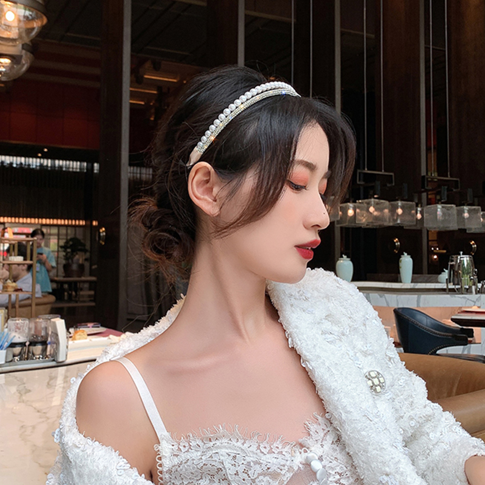 Cài tóc đính ngọc trai thời trang dành cho nữ