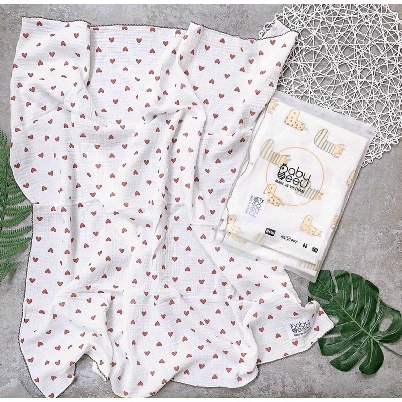 Khăn Xô Organic Cao Cấp Đa Năng Baby Bebe