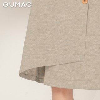 Váy tà đắp phối nút VA944 GUMAC