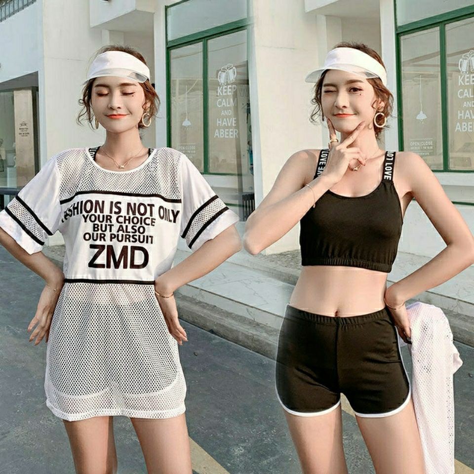 Bộ Đồ Bơi Thể Thao Ba Mảnh Thời Trang Quyến Rũ Cho Nữ | BigBuy360 - bigbuy360.vn