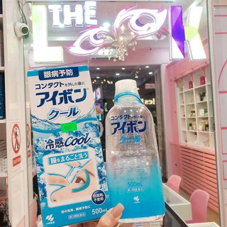 NƯỚC RỬA MẮT EYEBON COOL 500ml ĐÁ LẠNH+ KÈM CỐC NHÃN KHOA