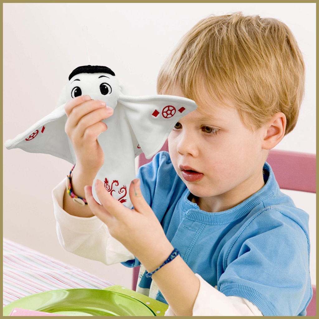 Đồ chơi nhồi bông Hình Linh Vật Năm Mới 2022 Trong World-Cup Mascot 2022 Kích Thước Nhỏ Xinh paca3vn