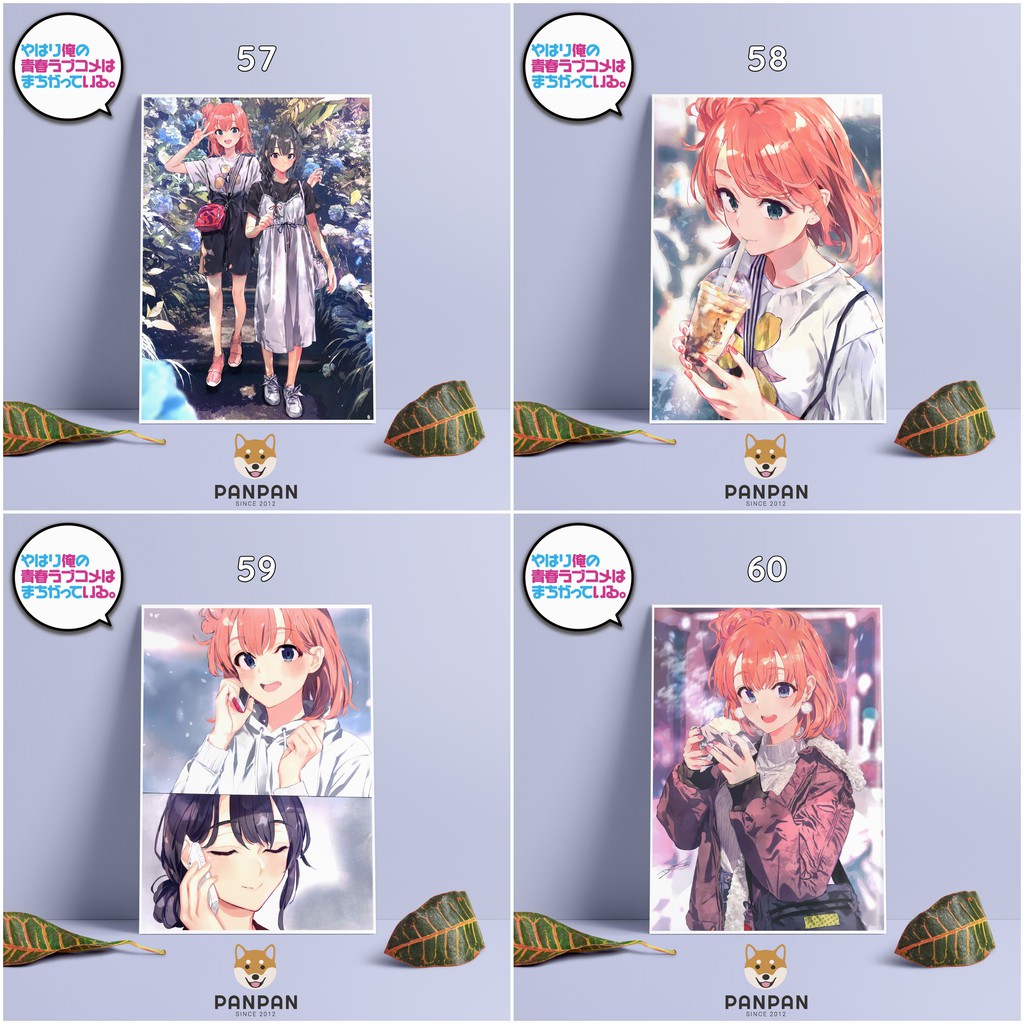 Postcard Cao Cấp - Poster OreGairu (3)