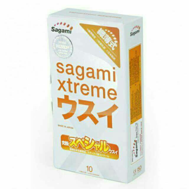 [ Giá sỉ ] Bao cao su Sagami Xtreme Siêu mỏng - Hộp 10 cái