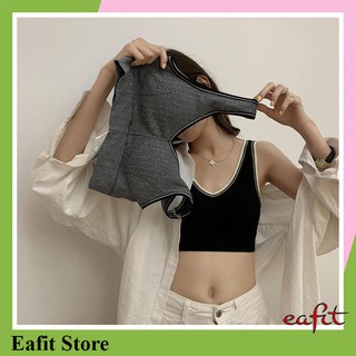 Áo bra croptop cổ tim cá tính tập gym yoga siêu hot EAFIT043