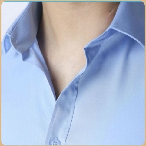 Áo Sơ Mi Nam Chất Lụa Trắng Trơn Đen Trơn Chất Cotton Dài Tay đi học hay công sở đều đẹp Adam_fashion