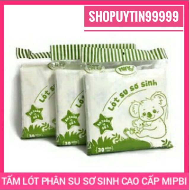 Miếng Lót Phân Su Sơ Sinh Cao Cấp MIPBI Gói 30 miếng An Toàn Tiện Lợi Cho Bé Và Siêu Tiết Kiệm Cho Mẹ.