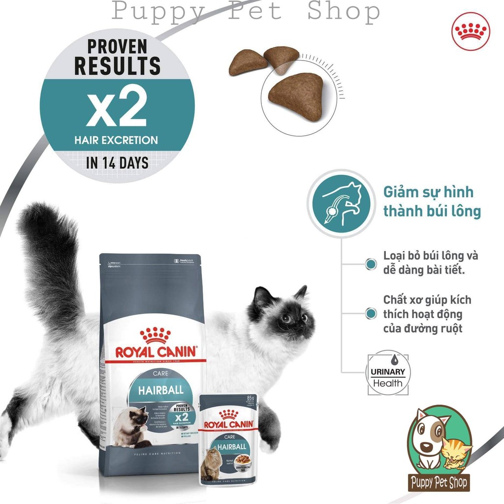 Thức Ăn Cho Mèo Royal Canin Hairball Care Giúp Tiêu Búi Lông