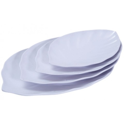 Dĩa Nhựa Melamine Hình Lá