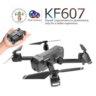 KF607 RC Drone 18 Mins Flight 4K HD/1080P Dual Cameras Gesture Follow Me Headless Mode RC Quadcopter