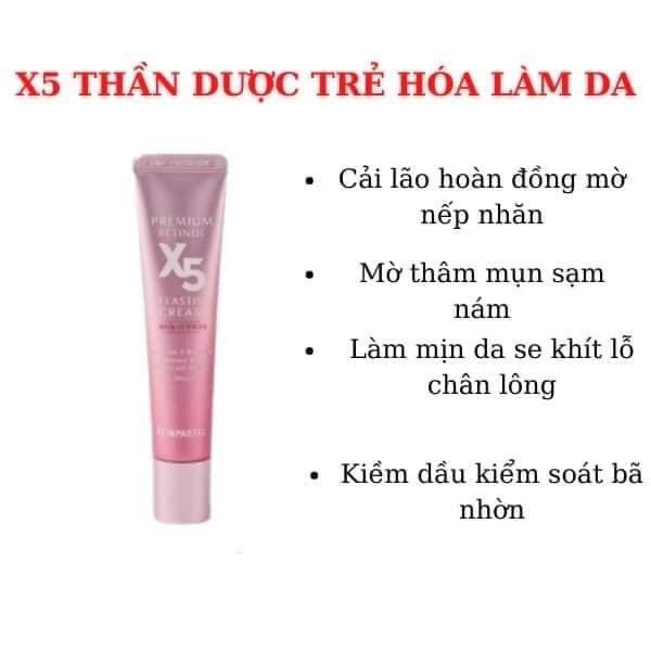 Kem Retinol X5 Elastin Cream 30ml Trẻ Hóa Da Chính Hãng Hàn Quốc GentsOfficialStore