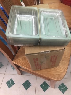 Set 100 hộp nhựa pet dùng 1 lần ,lifeshop777