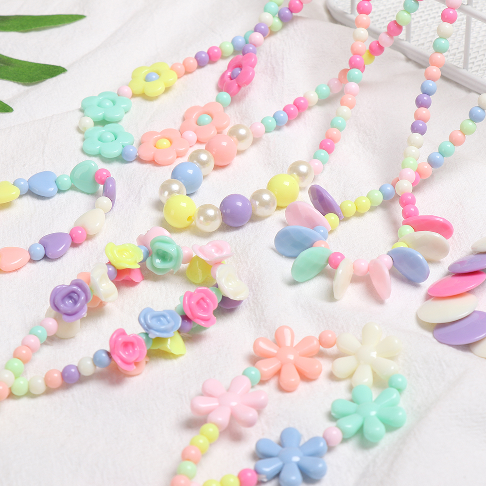 Bộ Vòng Cổ Và Vòng Đeo Tay Tự Làm Đáng Yêu Cho Bé Gái