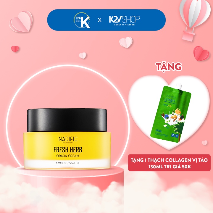 Kem dưỡng da chống chống lão hoá NACIFIC Fresh Herb Origin Cream 50ml