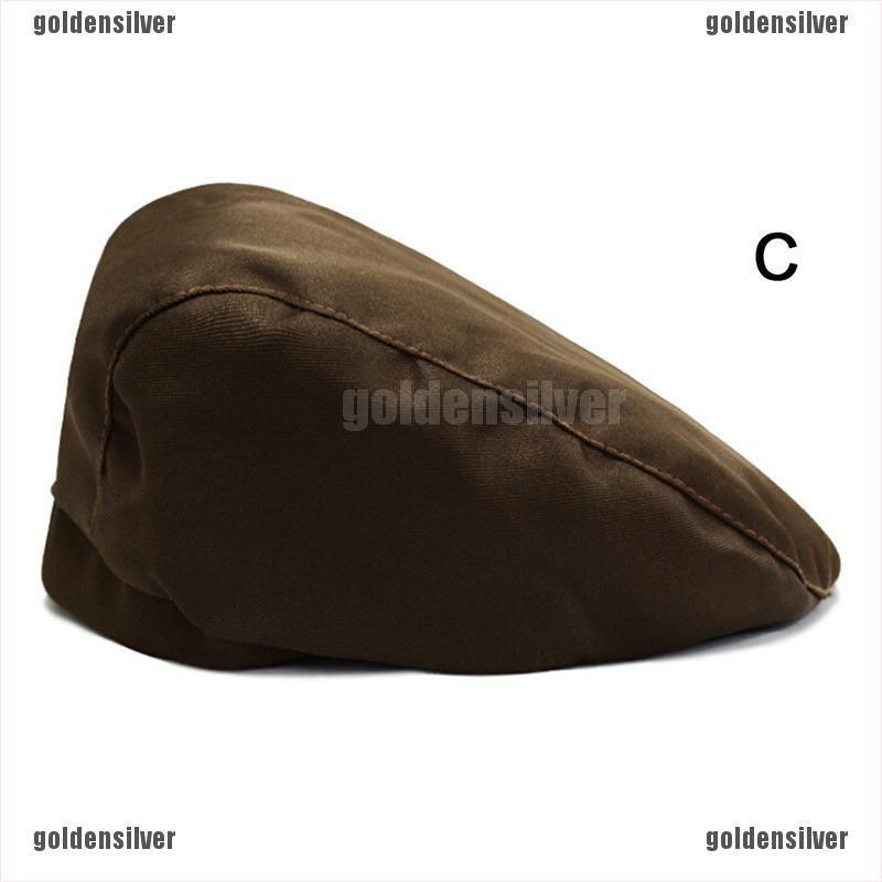 Mũ Beret Cotton Màu Trơn Thời Trang Cho Nam