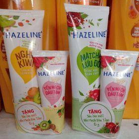 Sữa rửa mặt Hazeline nghệ kiwi và mát cha lưu đỏ 50g