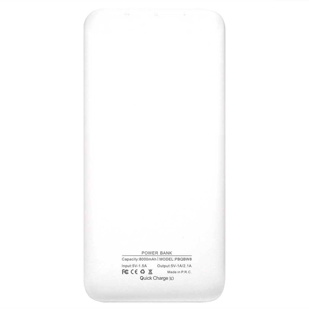 Pin Sạc Dự Phòng TEXET 8000mAh PBQBW8 - Hàng Chính Hãng