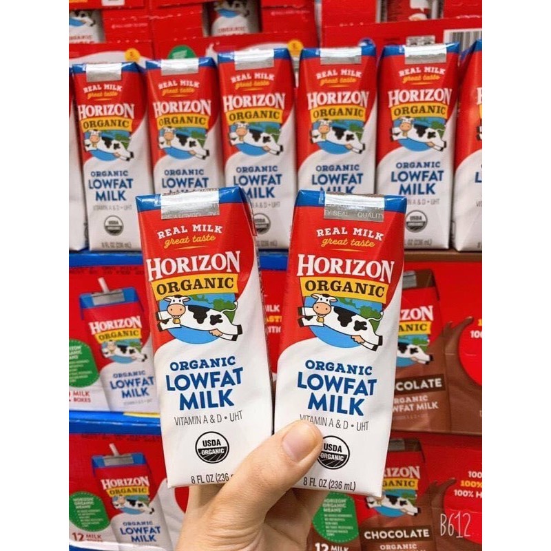 Sữa tươi hữu cơ Horizon nguyên kem 236ml
