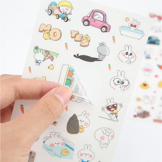 Set 6 tấm sticker dán sổ