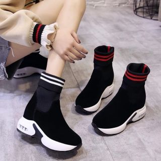 (Hàng order 5 ngày) giày cao cổ đế độn nữ