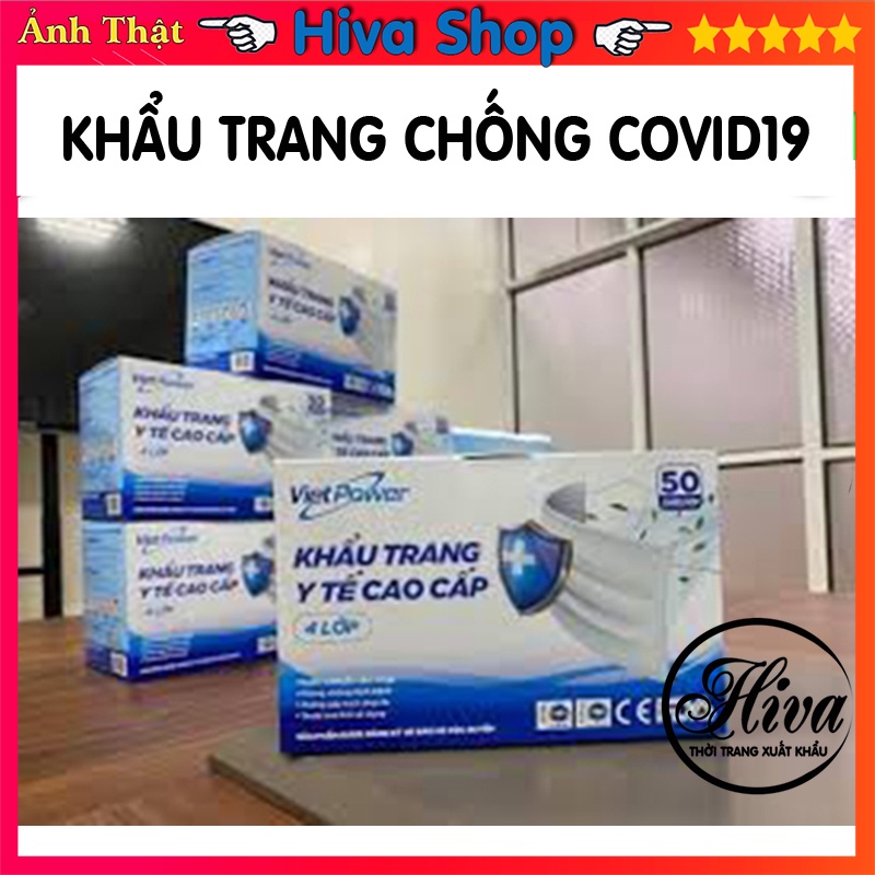 Khẩu trang y tế 4 lớp Viet Power kháng khuẩn