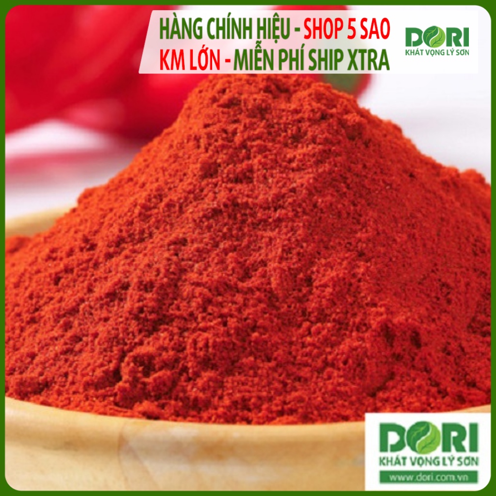 Bột ớt nguyên chất - Dori Thơm - 70g - ớt chỉ thiên - Gia vị Việt Nam - Bột gia vị
