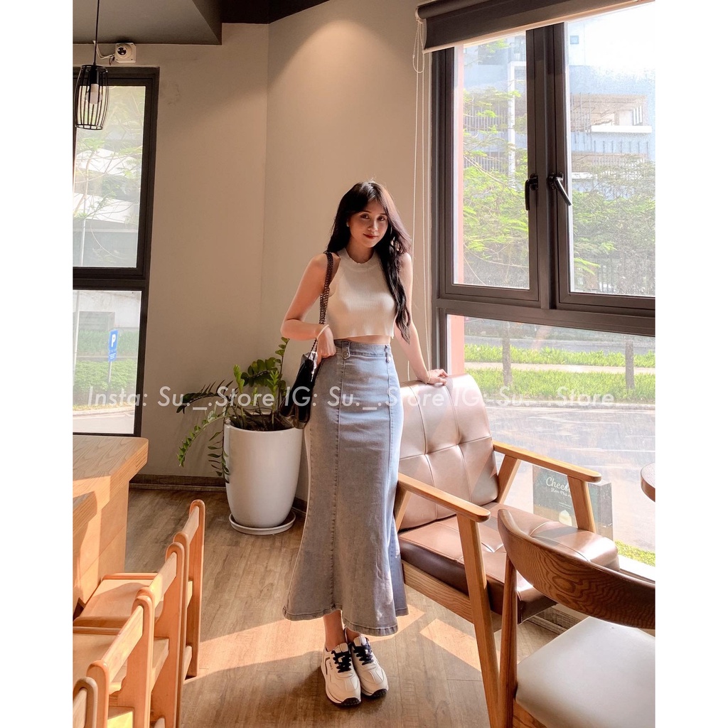 Áo croptop sát vai len tăm A2273 SUSTORE