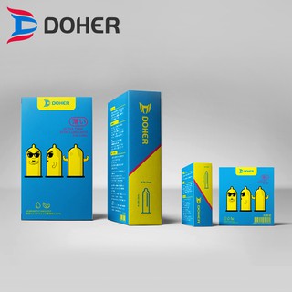 Bao cao su DOHER Ultra Thin Siêu Mỏng Hộp 3 cái