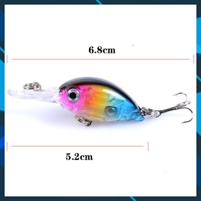 [Chất Lượng] Mồi Câu Cá Giả Crank Bait Chuyên Đồ Câu Lure 5.2cm / 3.8g_M-18