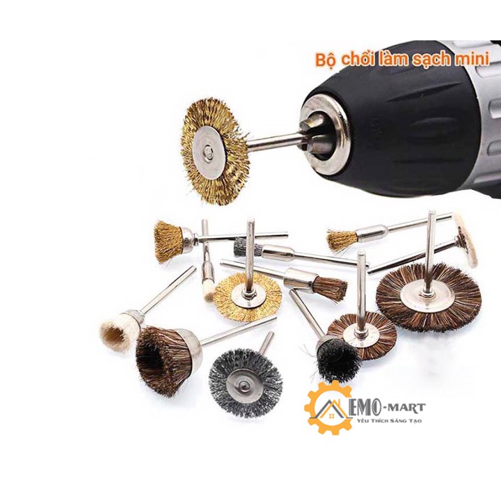Bộ chổi đánh rỉ 16 PCS
