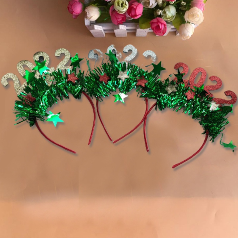 Băng Đô Đính Kim Tuyến Lấp Lánh Mừng Năm Mới 2022