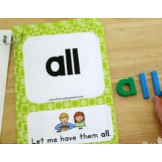 Bộ flash card 250 từ sigh word