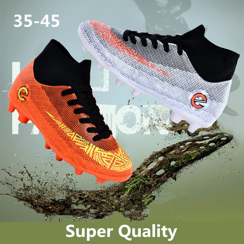 NEW SALE 35-45 GIÀY BÓNG ĐÁ Long Nail Soccer Shoes Men's Children And Adult Shoes