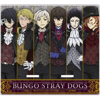 Bộ tranh, huy hiệu Bungou Stray Dogs Vampire - Văn Hào Lưu Lạc manga anime - Dazai, Chuuya, Atsushi, Akutagawa