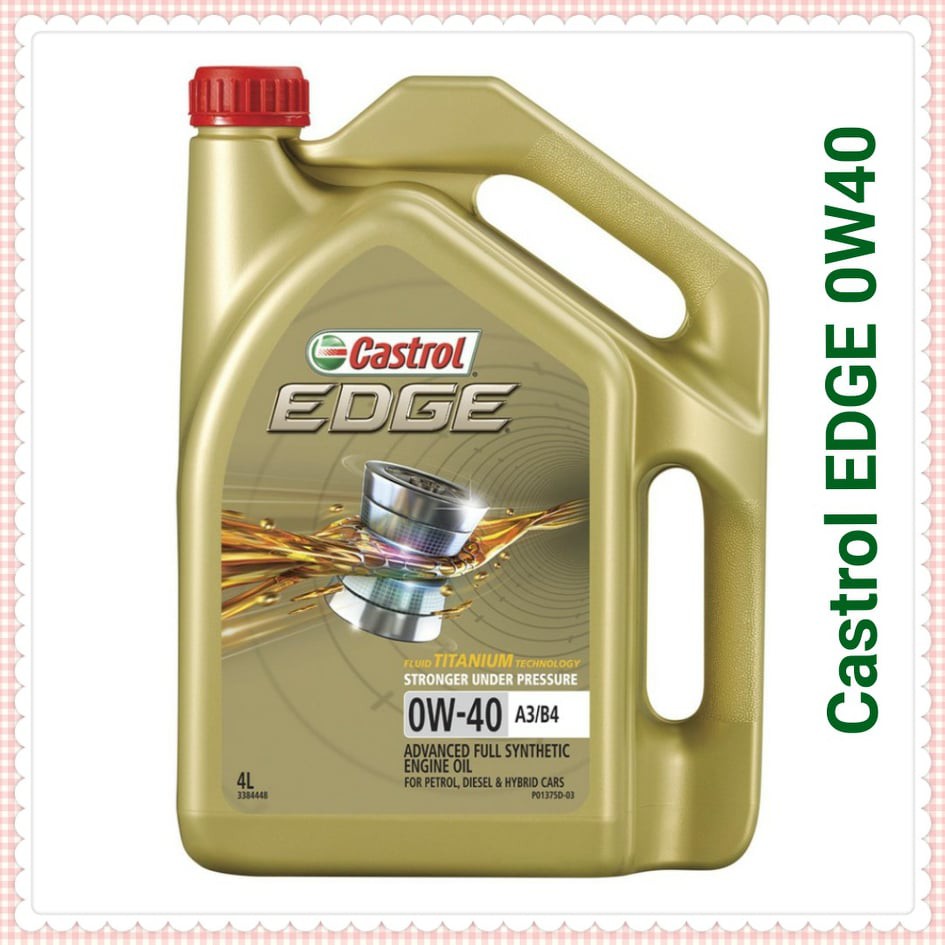 [HÀNG CHÍNH HÃNG] Nhớt xe hơi cao cấp CASTROL EDGE 0W40 5W30 4L Nhập khẩu