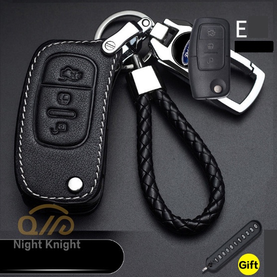 Vỏ bảo vệ chìa khóa điều khiển từ xa thiết kế cho xe hơi Ford Ranger Everest Focus Fiesta Ecpsport Escape