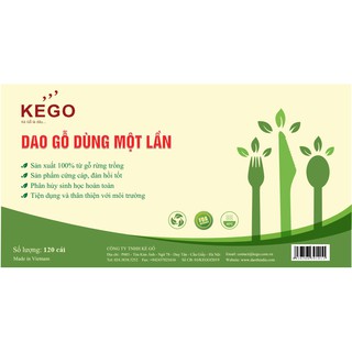 Dao gỗ sinh nhật -  gói 100 chiếc KEGO