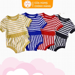 [FREESHIP đơn từ 0đ] [Cotton Cao Cấp] Bộ Chip Sọc 4 màu Cho Bé - Quần Áo Trẻ Em