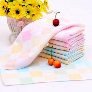 Khăn cotton 2 lớp 25x25cm cho bé