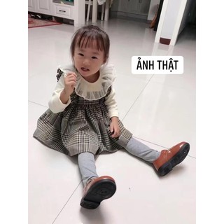 áo cổ bèo tiểu thư cho bé gái 2020