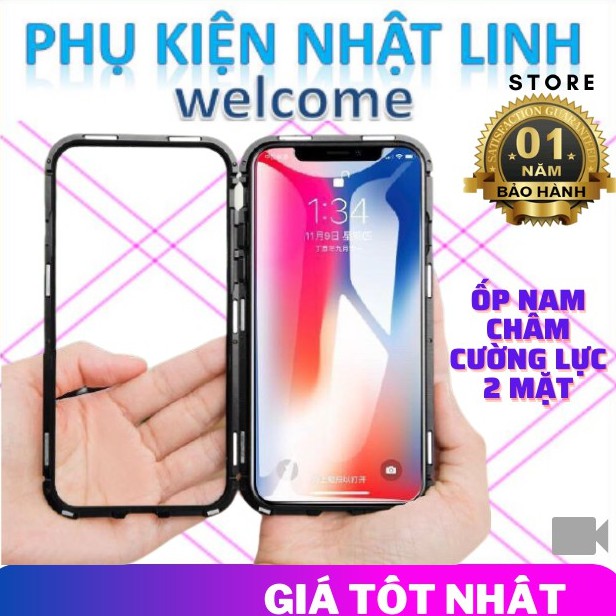 ÔP Lưng iphone,Ốp iphone Hít  Nam Châm Cường Lực 2 MẶT IPHONE 11/11pro/12/12promax
